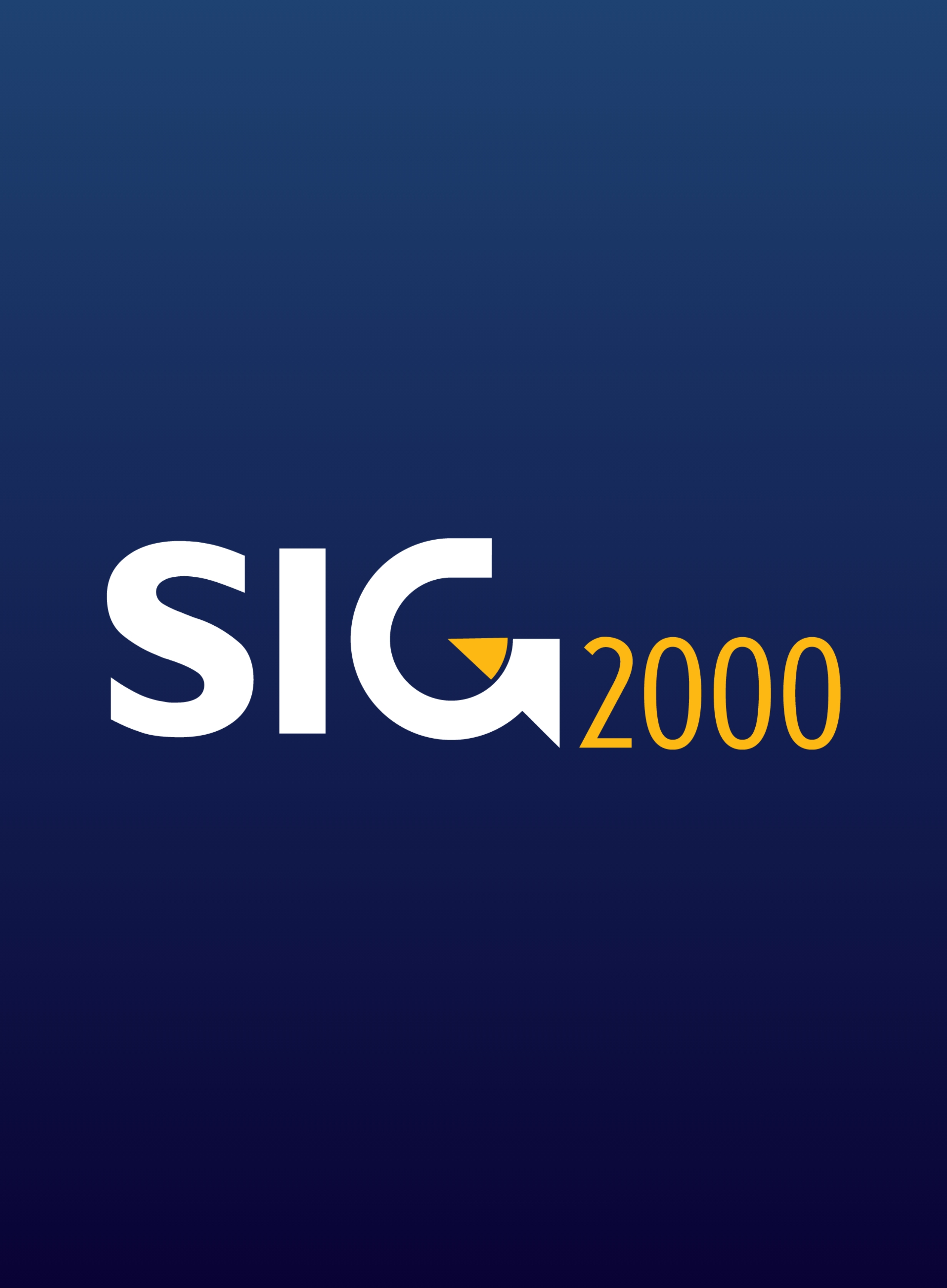 Interface do sistema SIG2000