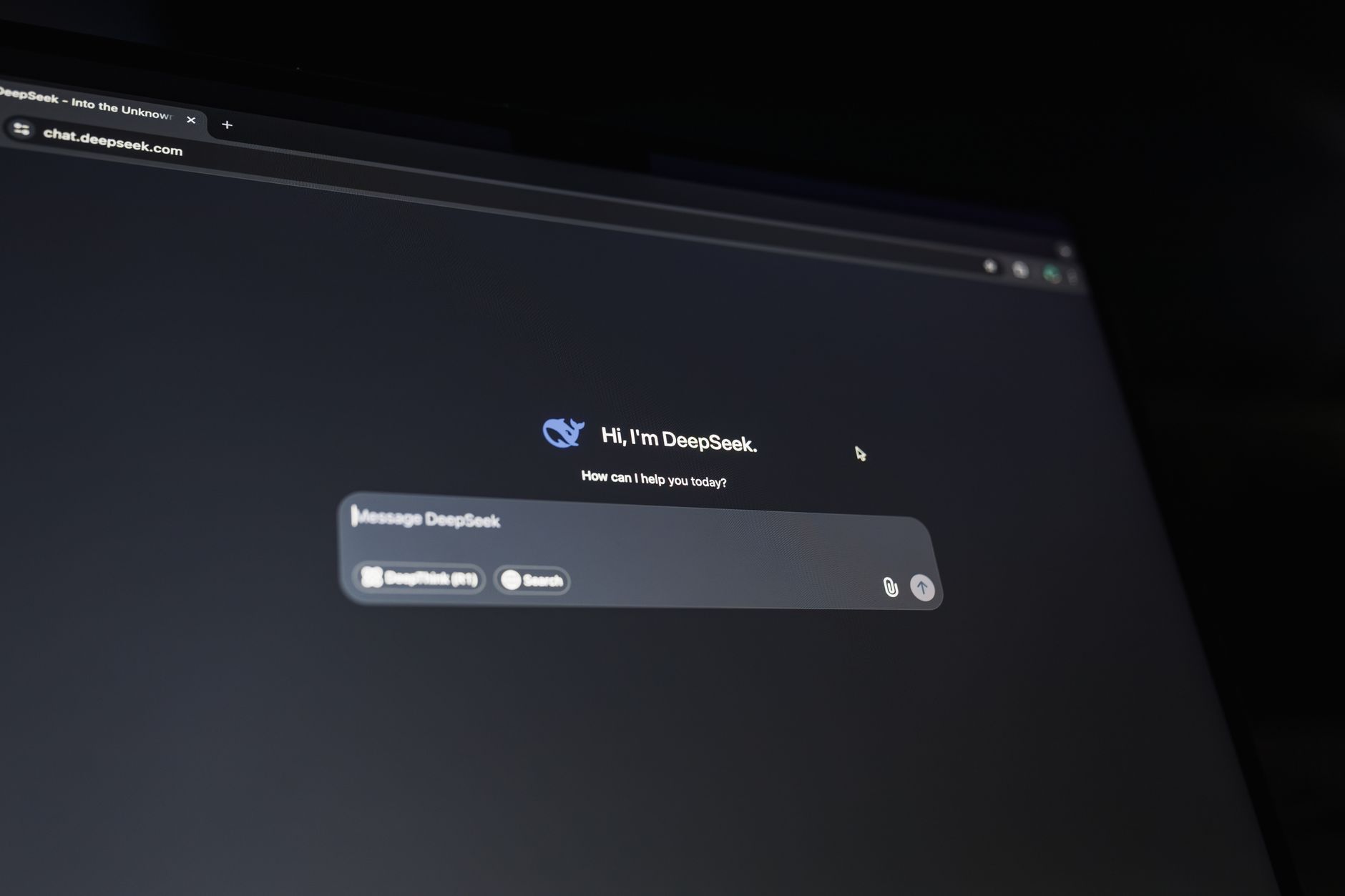 Interface de IA generativa