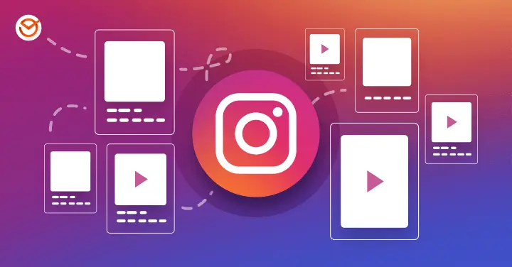 Estratégias de conteúdo no Instagram para empresas de software.