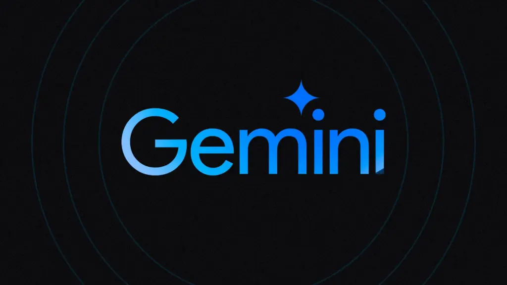 Logo do Google Gemini, o novo robô de IA disponível para iPhone.