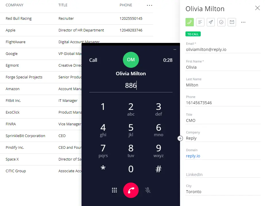 painel da plataforma Reply.io com sequência multicanal e Jason AI

