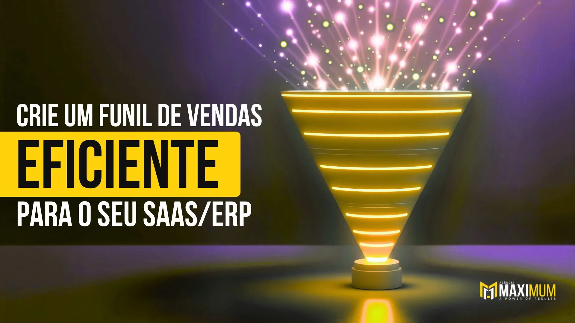 Funil de vendas para SaaS com etapas de atração, nutrição, conversão e retenção
