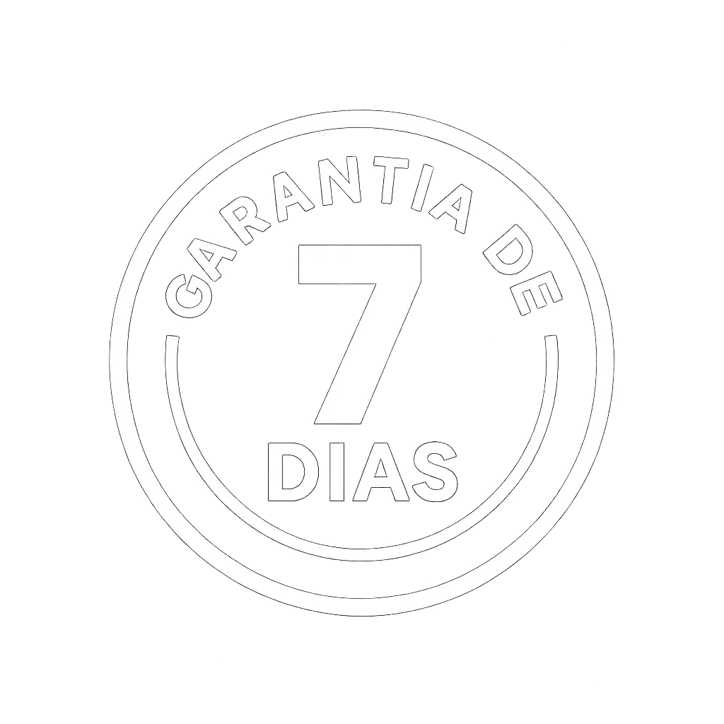 Selo de garantia de 7 dias