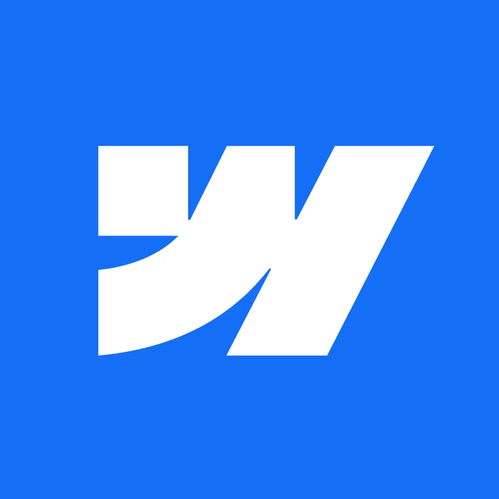 Webflow permite criar e gerir websites responsivos com design visual ágil. Controle total sem precisar programar.