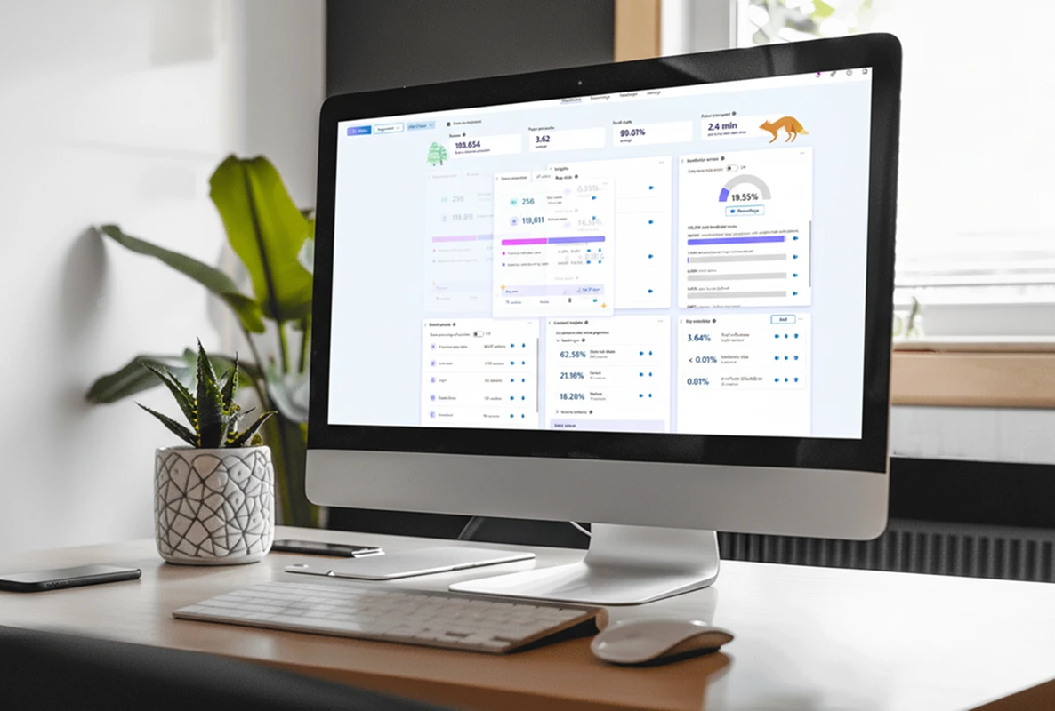 Mapa de calor do Microsoft Clarity filtrado por variante A/B