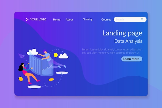 landing pages SaaS e ERP