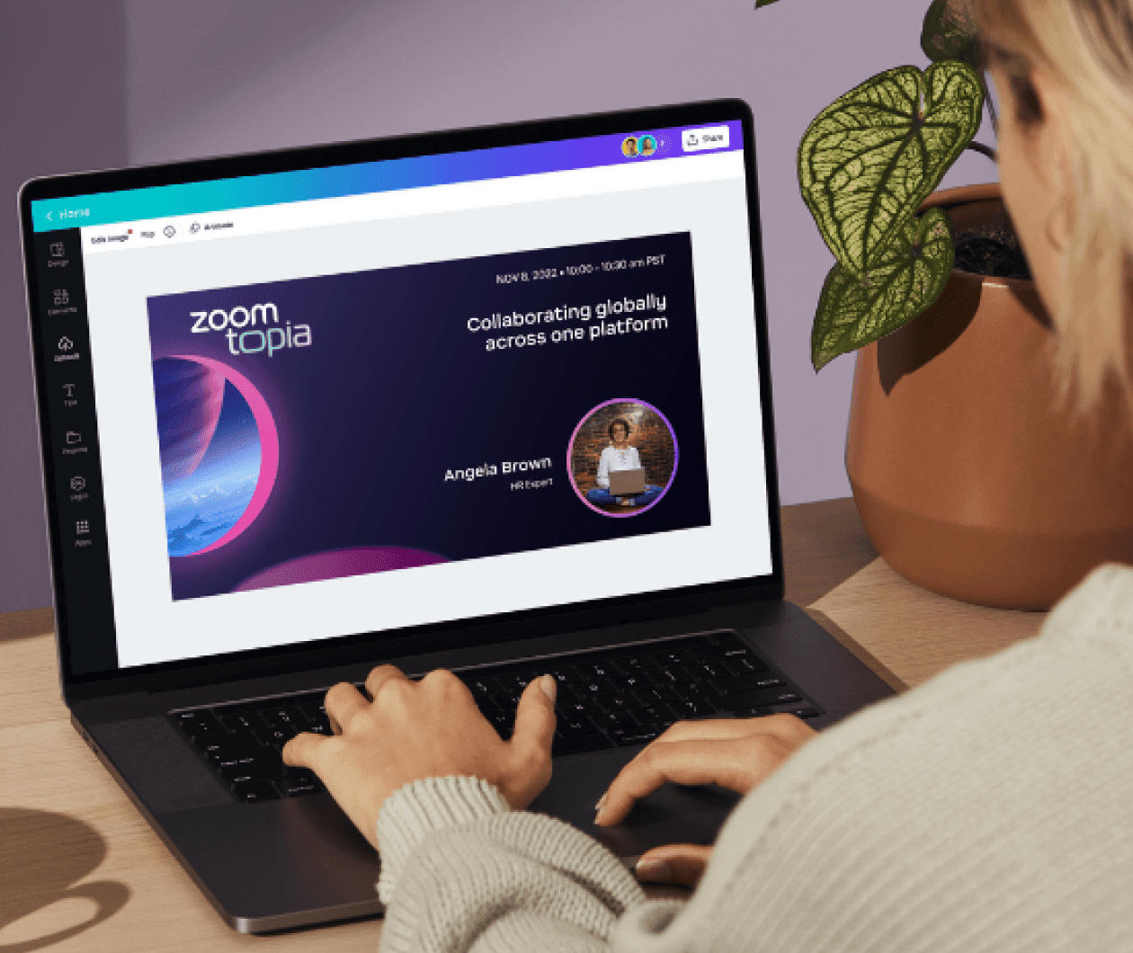 Visão geral da plataforma Canva para design gráfico