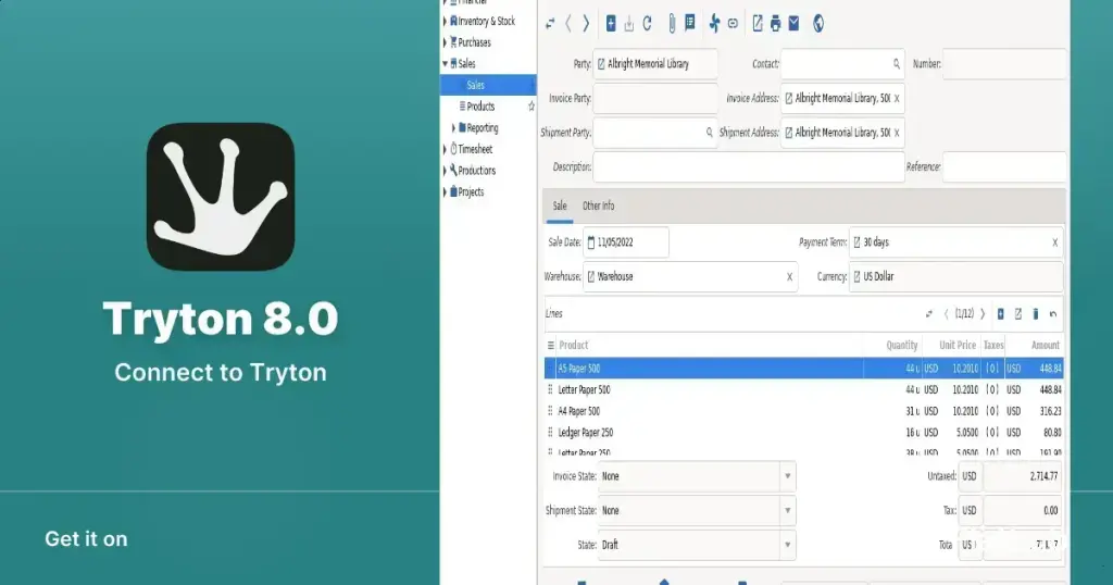 conheça tryton 8.0: erp open