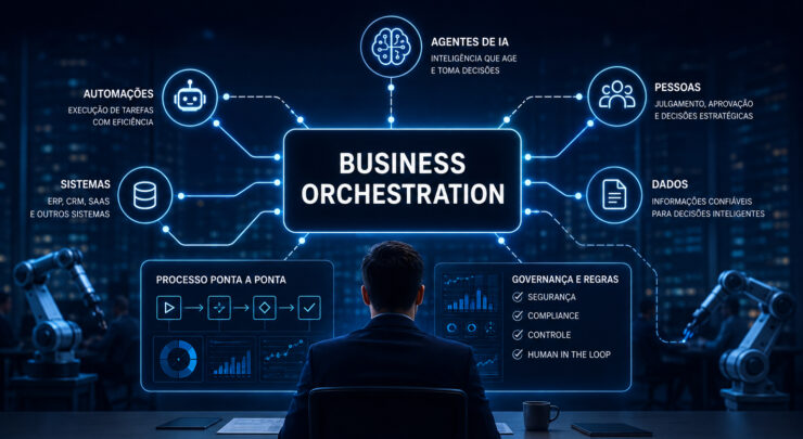 business orchestration empresas agentes ia