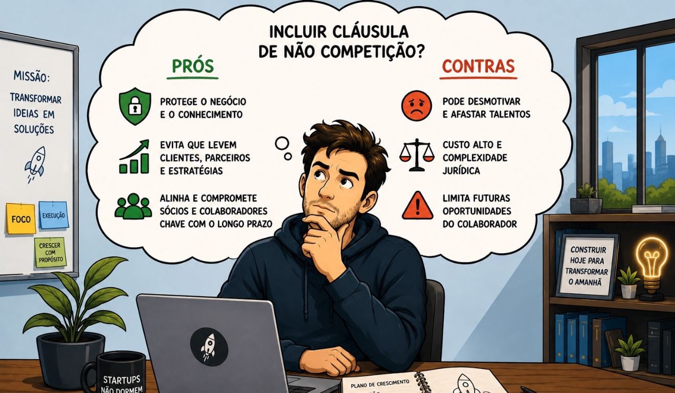 non compete clausula dentro certos